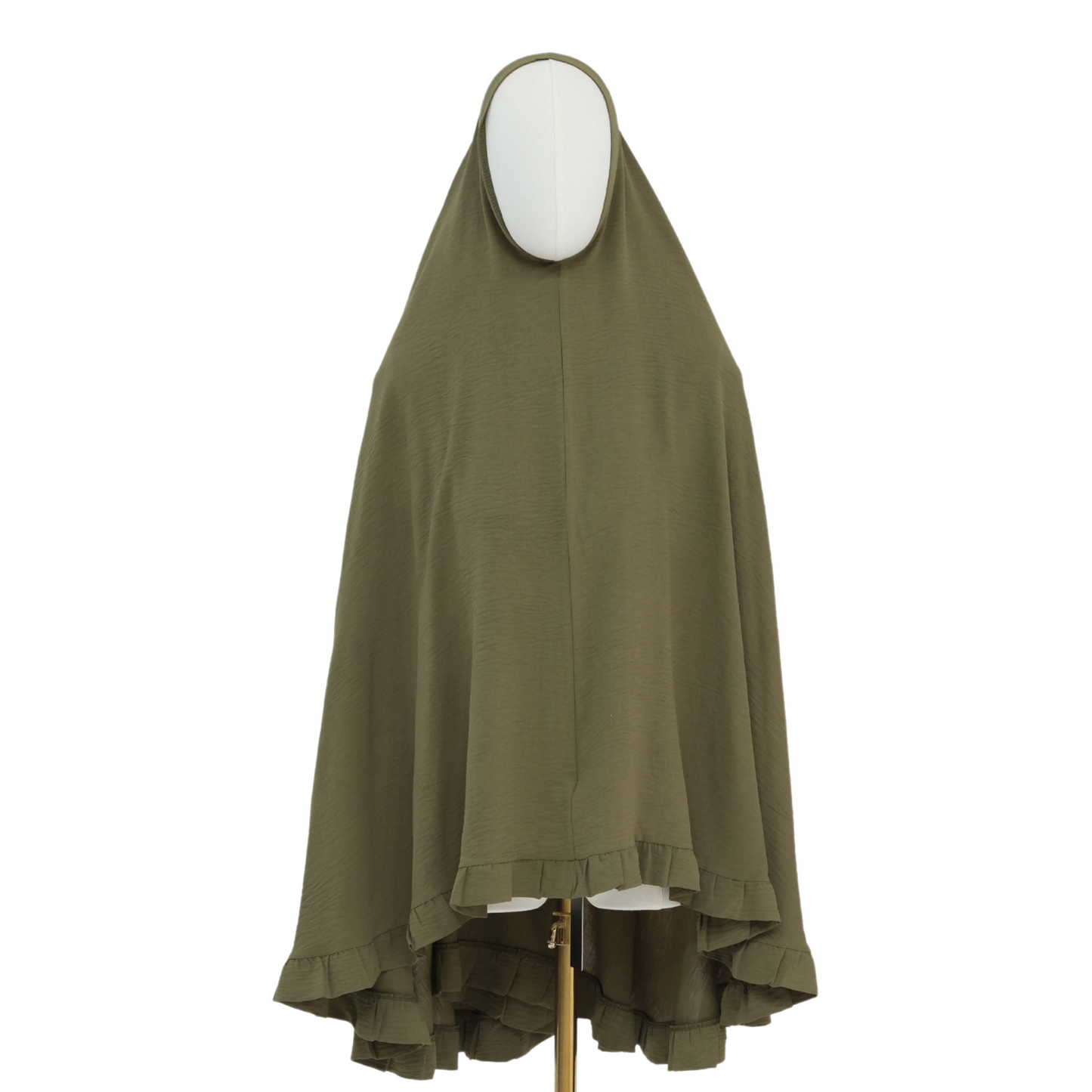 Ruffle khimar - Moss