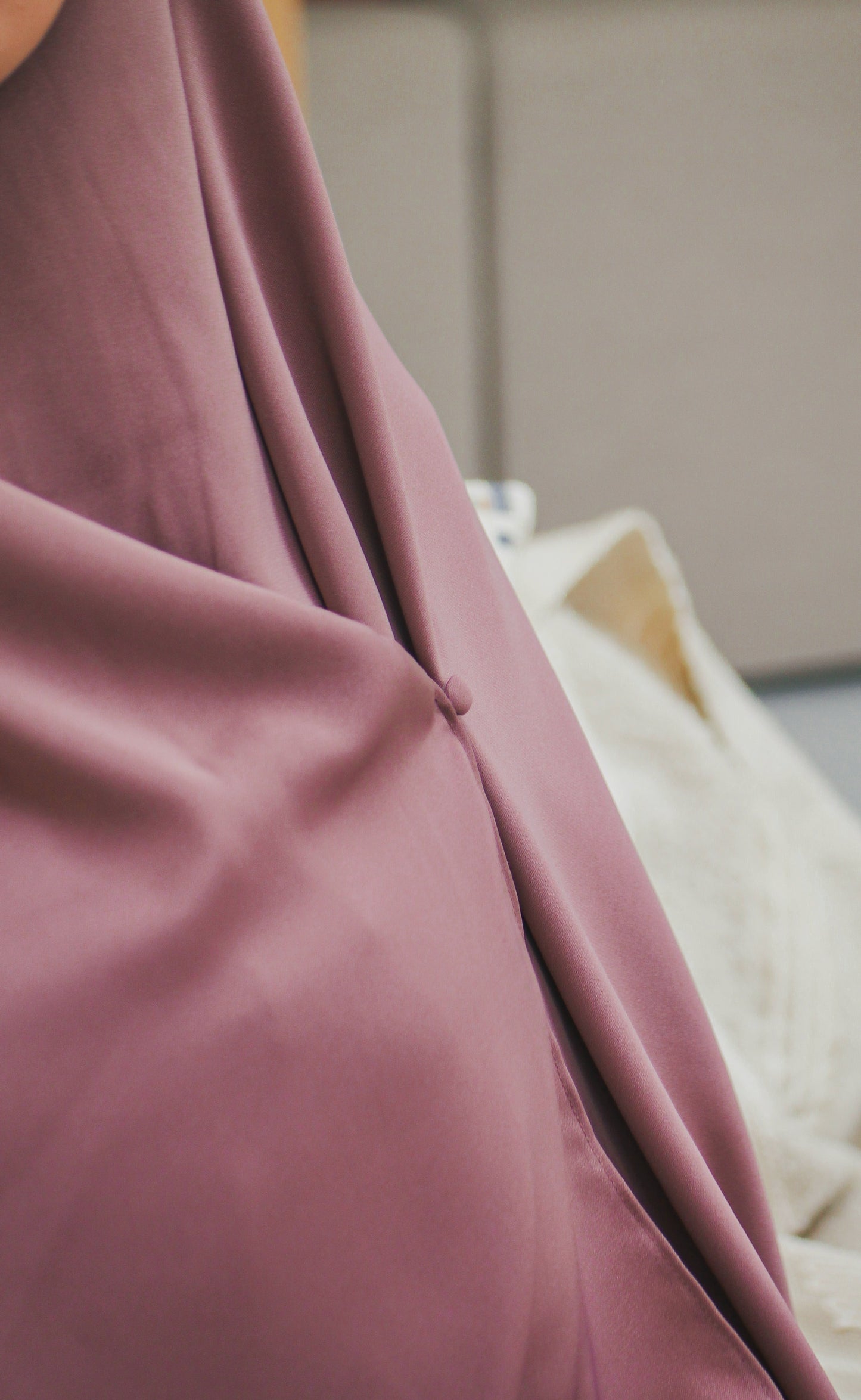 Button khimar - Deep rosewood