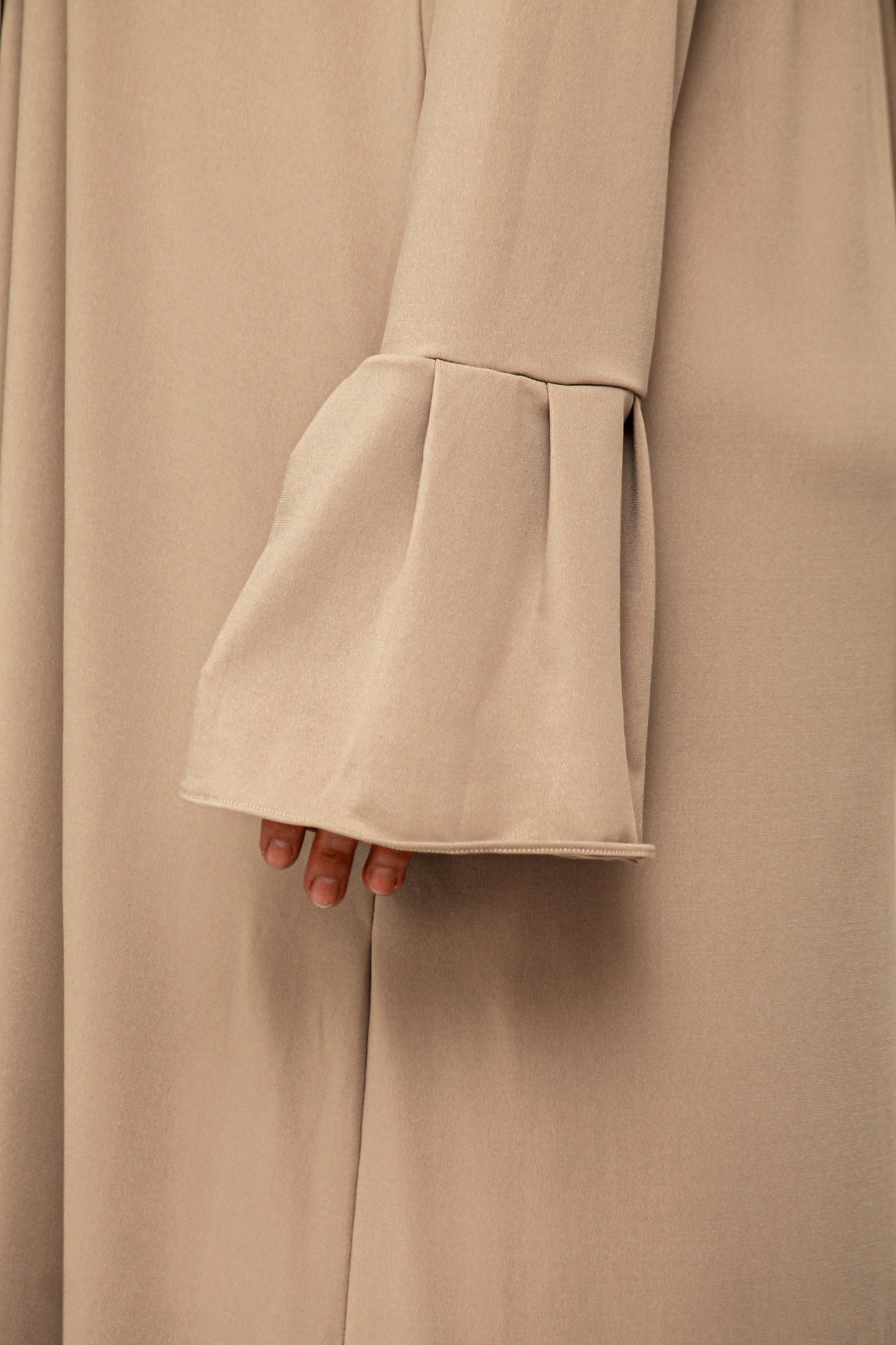 Premium jersey abaya - Soft beige