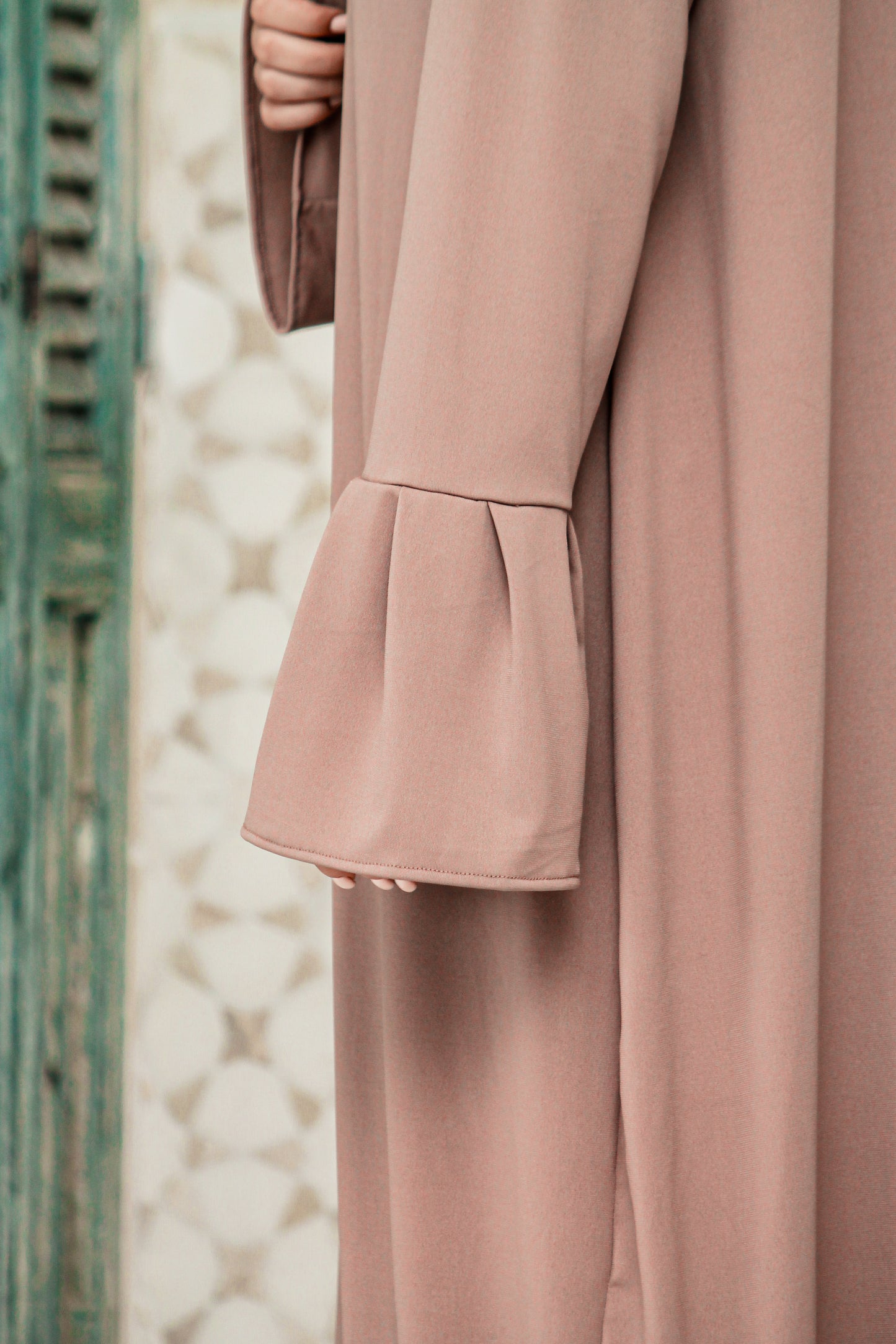 Premium jersey abaya - Pastel taupe
