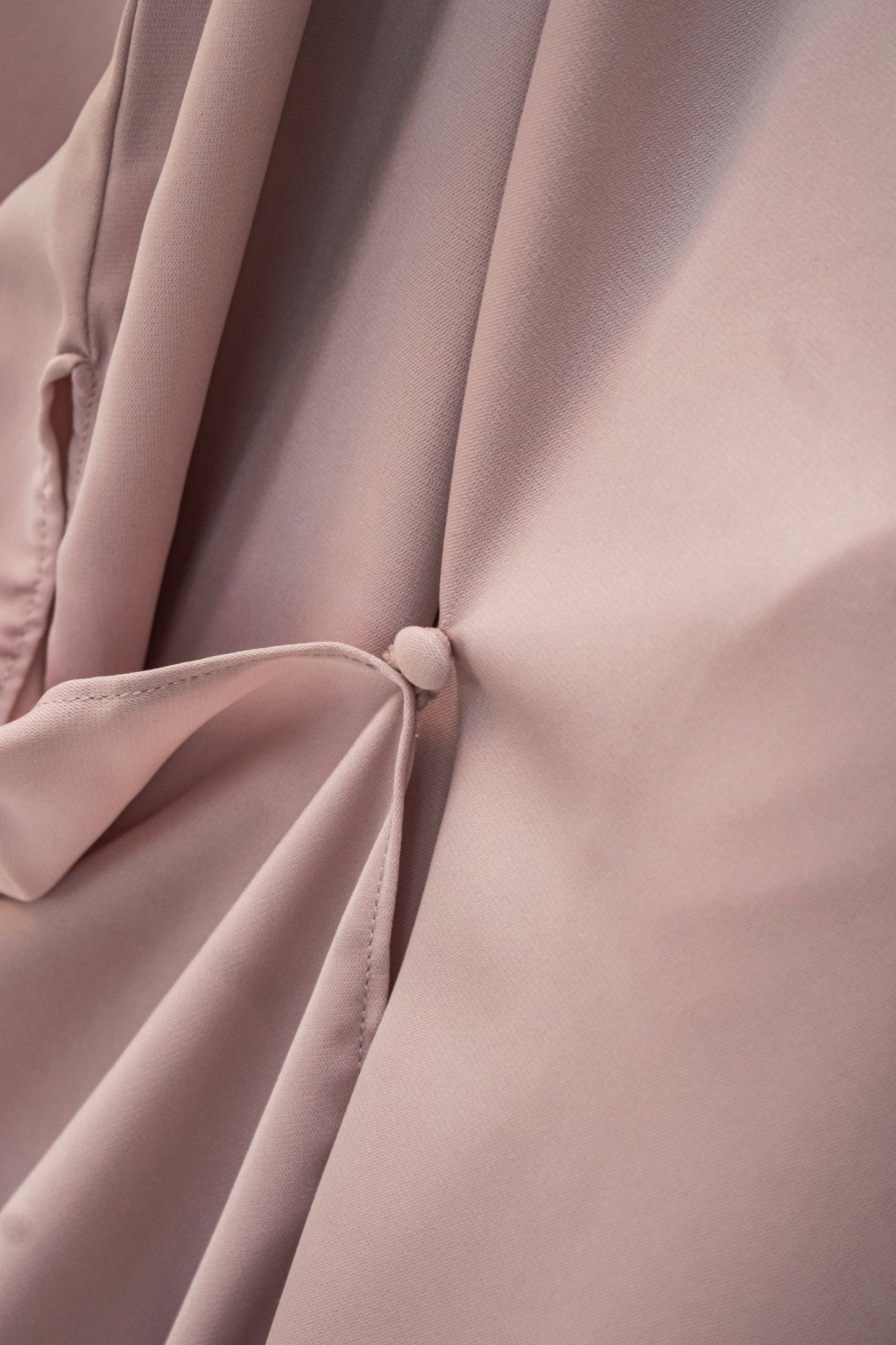 Button khimar - Silver pink