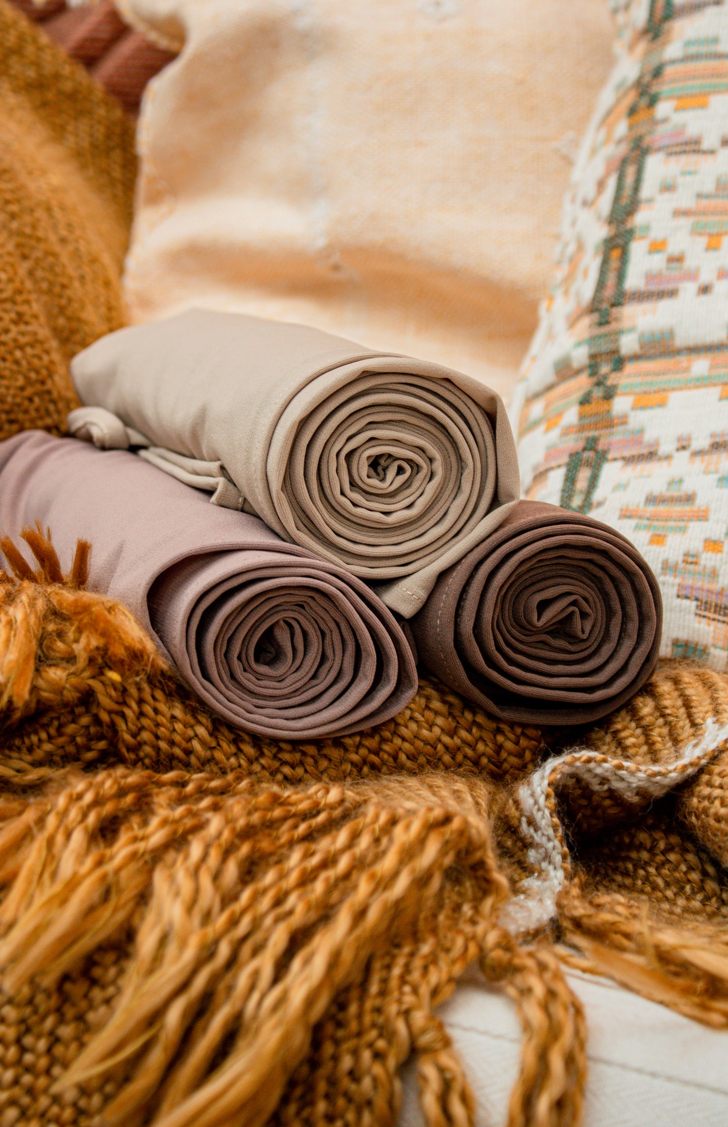 Premium jersey scarf - Chocolate